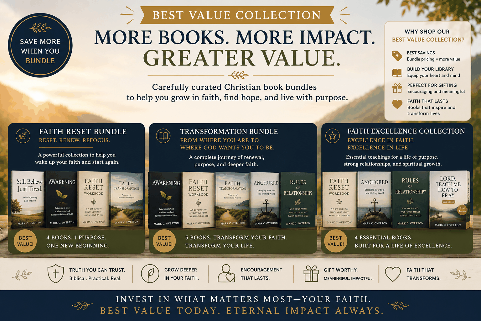 Best Value Christian Book Bundles for Spiritual Growth and Renewal