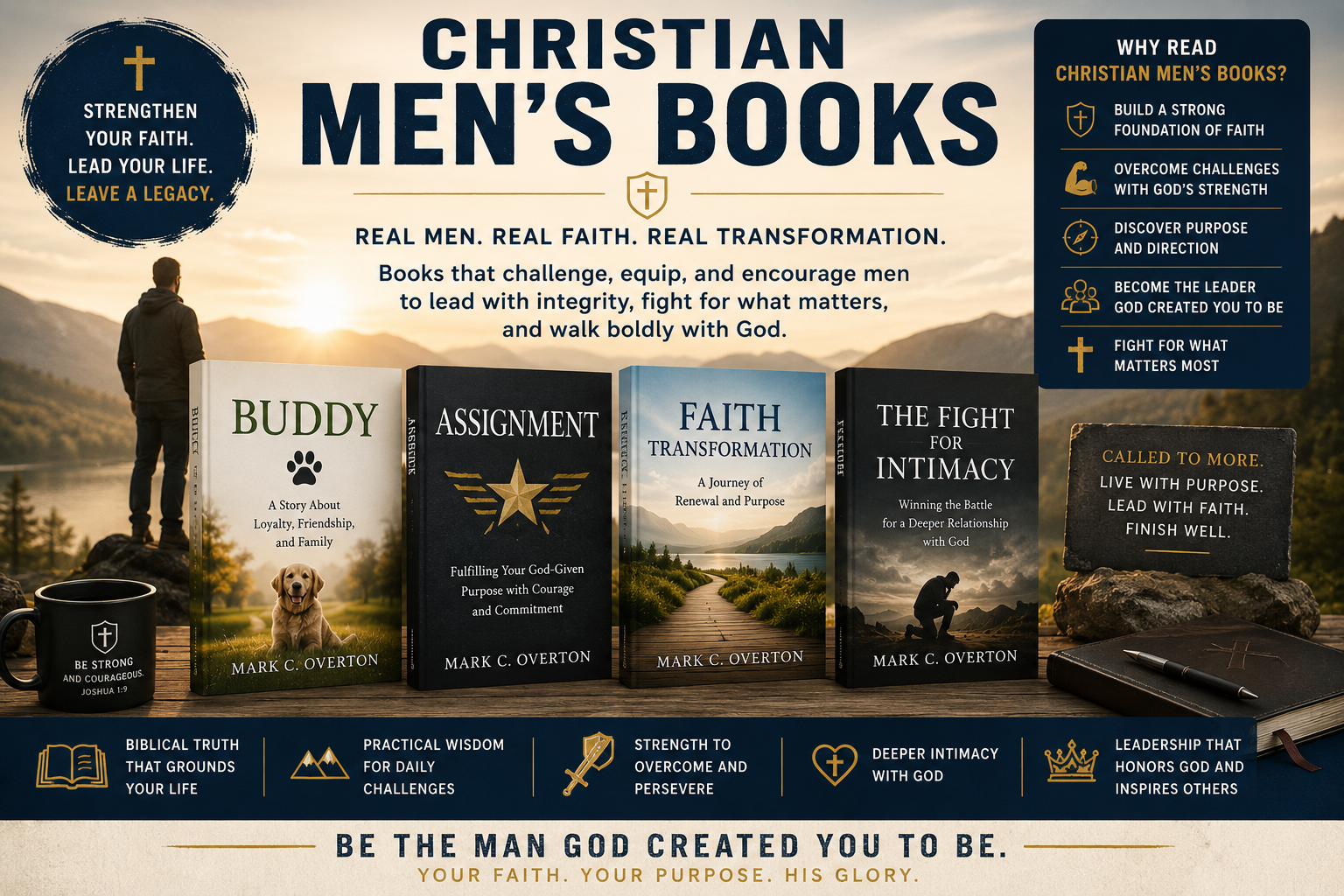 Christian Men’s Books: Faith, Leadership, Purpose, and Integrity