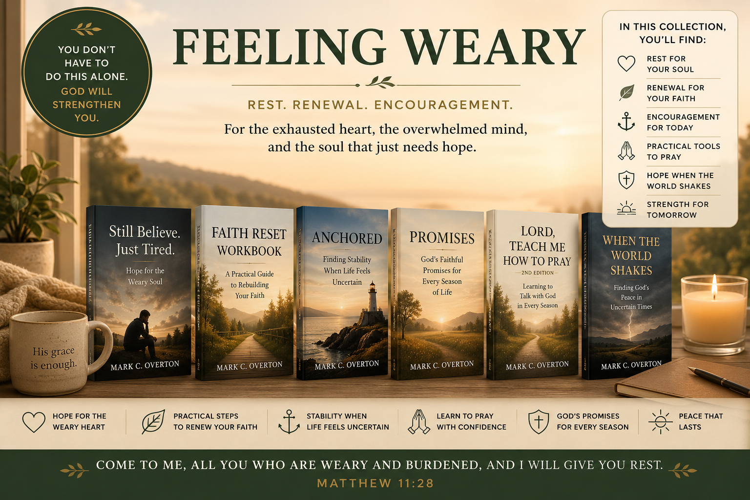Feeling Weary? Christian Books for Encouragement, Rest, and Renewal
