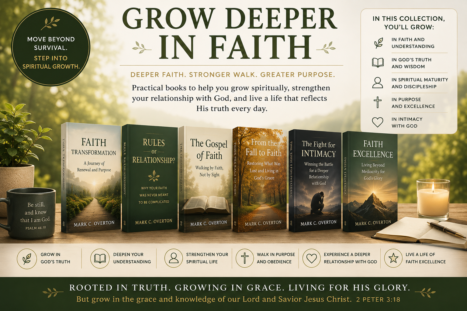 Grow Deeper in Faith: Christian Books for Spiritual Growth and Discipleship