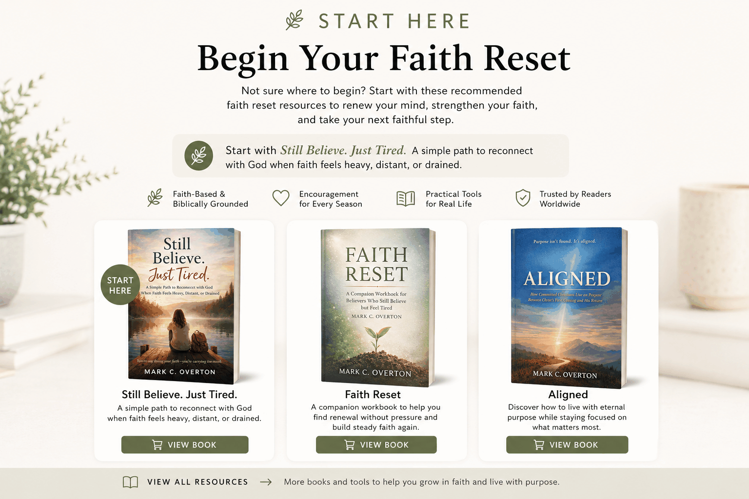 Start Here: Recommended Christian Books for Spiritual Renewal and Faith Reset