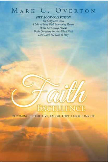 Faith Excellence book cover promoting spiritual growth and transformation.