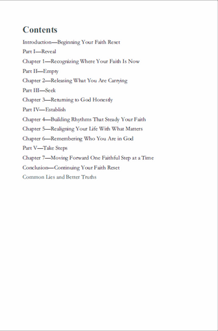Faith Reset  | A Gentle Path Back to Steady Faith When You Still Believe but Feel Tired | Mark C. Overton