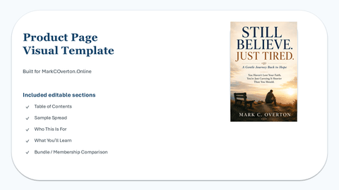 Still Believe. Just Tired: A Gentle Journey Back to Hope