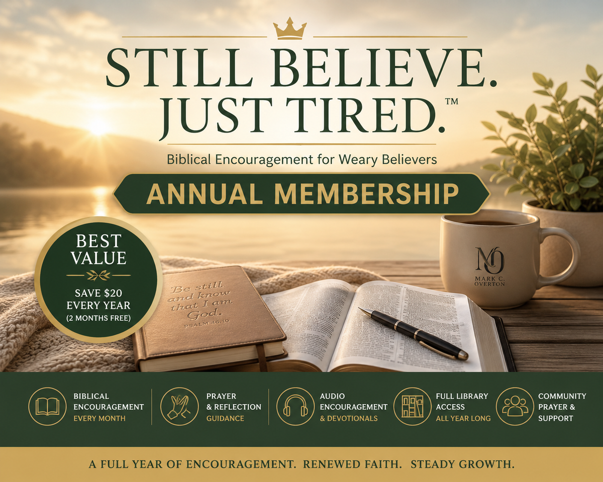 Still Believe. Just Tired. Annual Membership